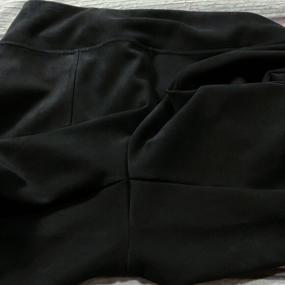 Andrew Marc Womens Pants size 2X Black Pull On Stretch Faux Suede Ankle x29"insm - Picture 6 of 9